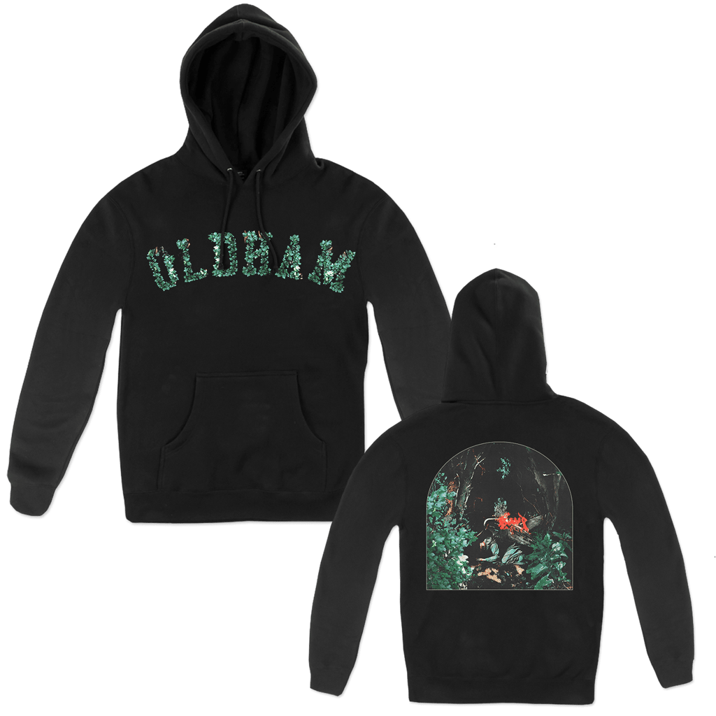 Knocked Loose Merch Knocked Loose Oldham Leaves Arch Black Hoodie Father's Day Gifts For Husband - Gypsysystersgift