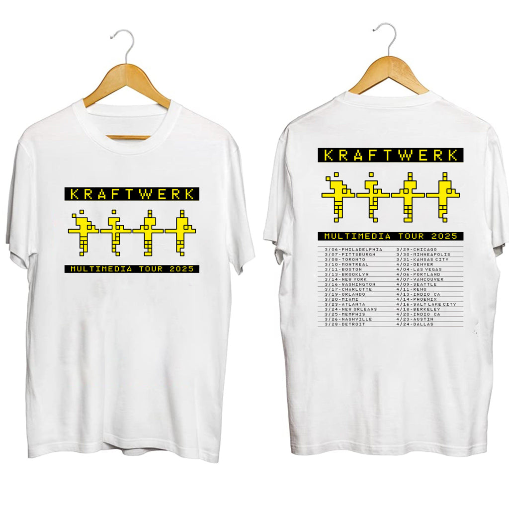 Kraftwerk Multimedia Tour Shirt Kraftwerk Merch Music Lover Gifts For Him - Gypsysystersgift