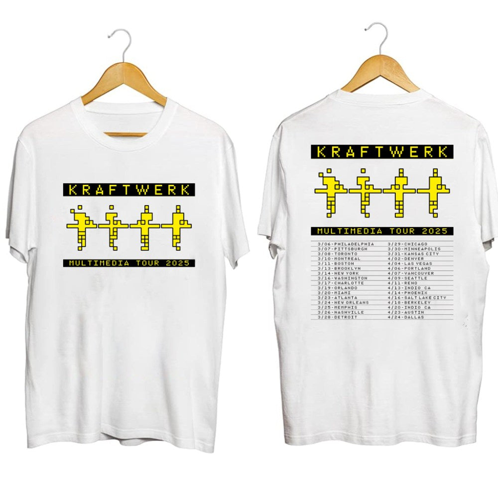 Kraftwerk Multimedia Tour Shirt Kraftwerk Merch Music Lover Gifts For Him - Gypsysystersgift