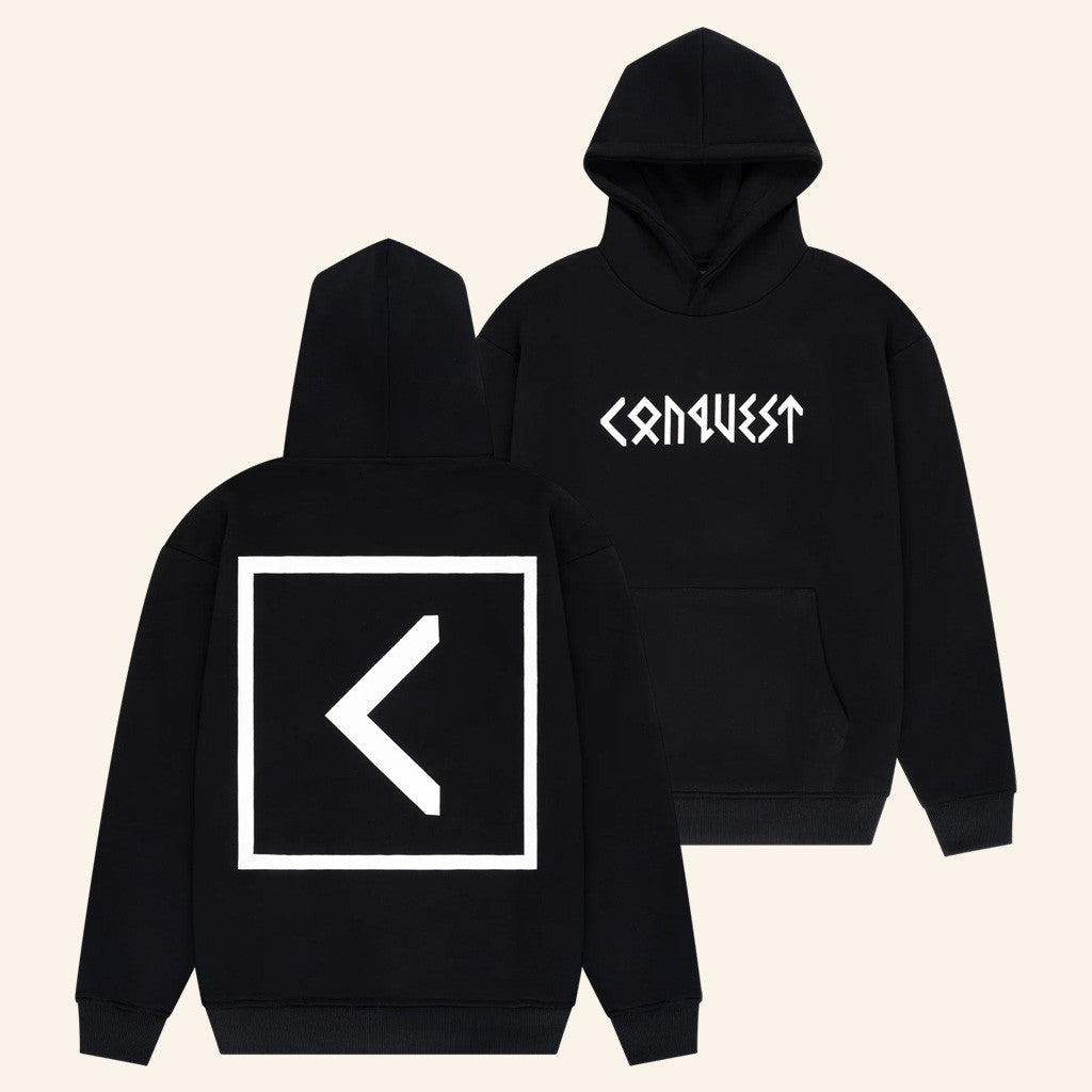 Kurt Caz Merch Conquest Black Hoodie Unique Gift For Boyfriend Birthday - Gypsysystersgift