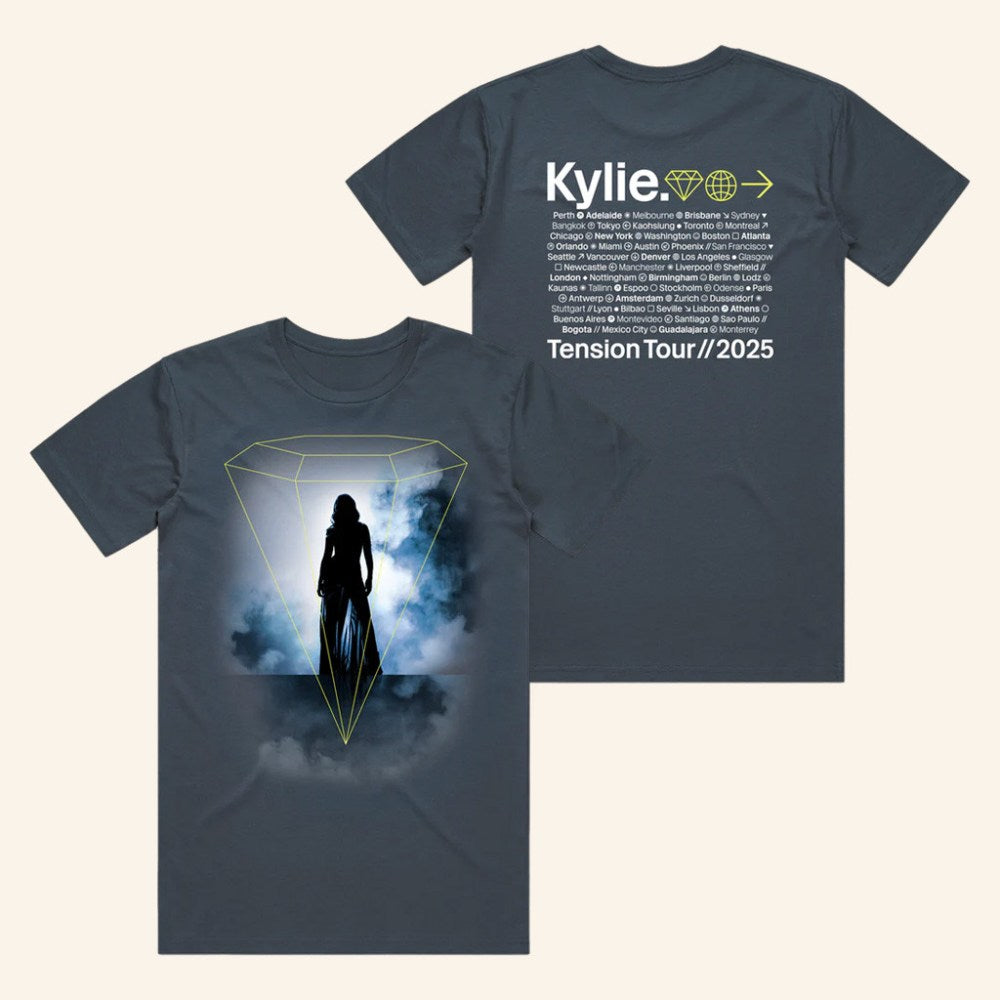 Kylie Minogue Merch Kylie Tension Tour 2025 T-Shirt Music Lover Gifts For Her - Gypsysystersgift