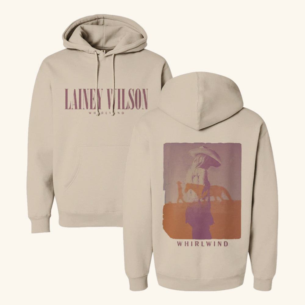 Lainey Wilson Merch Tour 2025 Whirlwind Hoodie Music Lover Gifts For Him - Gypsysystersgift