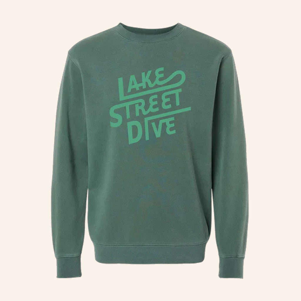 Lake Street Dive Merch Green Logo Crewneck Sweatshirt Gifts For Friends - Gypsysystersgift