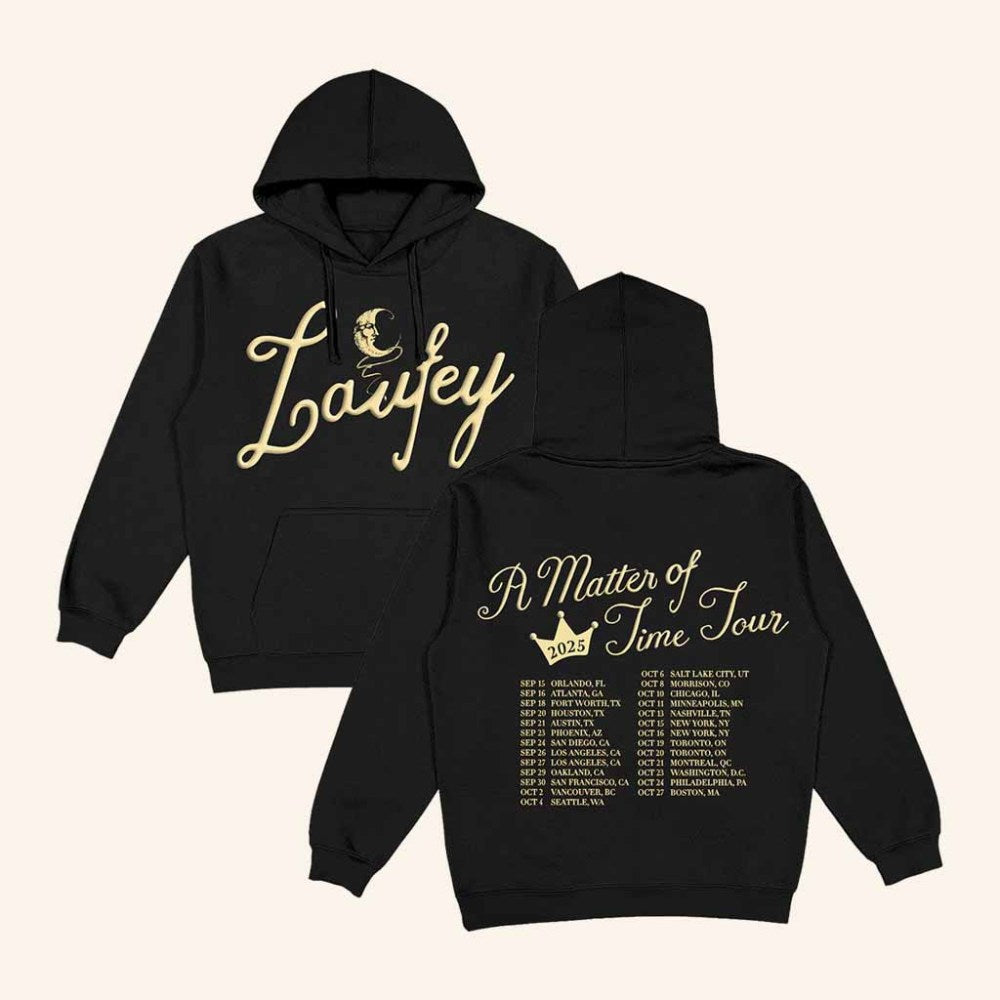 Laufey Merch A Matter Of Time Tour 2025 Hoodie Gifts For Music Lovers - Gypsysystersgift