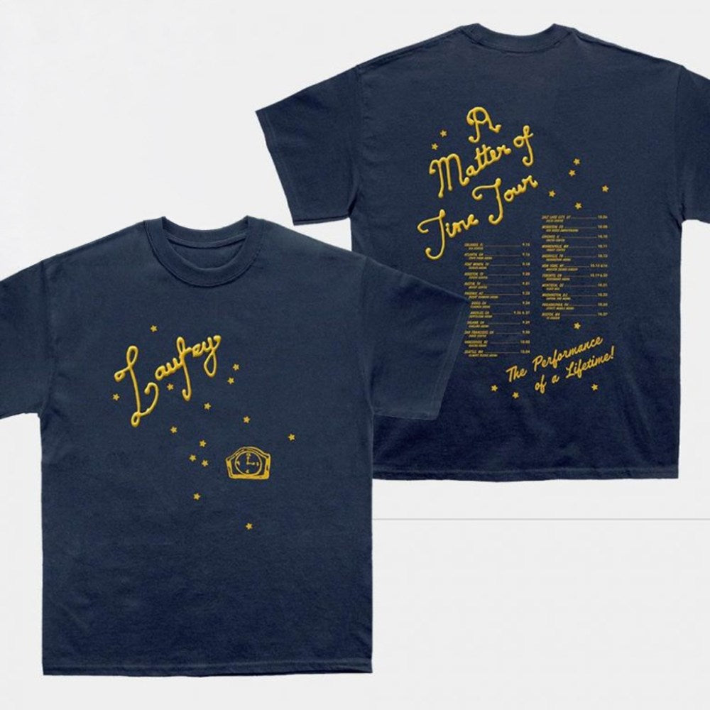 Laufey Merch A Matter Of Time Tour Dates 2025 T-Shirt Cool Gifts For Music Lovers - GypsysystersGift