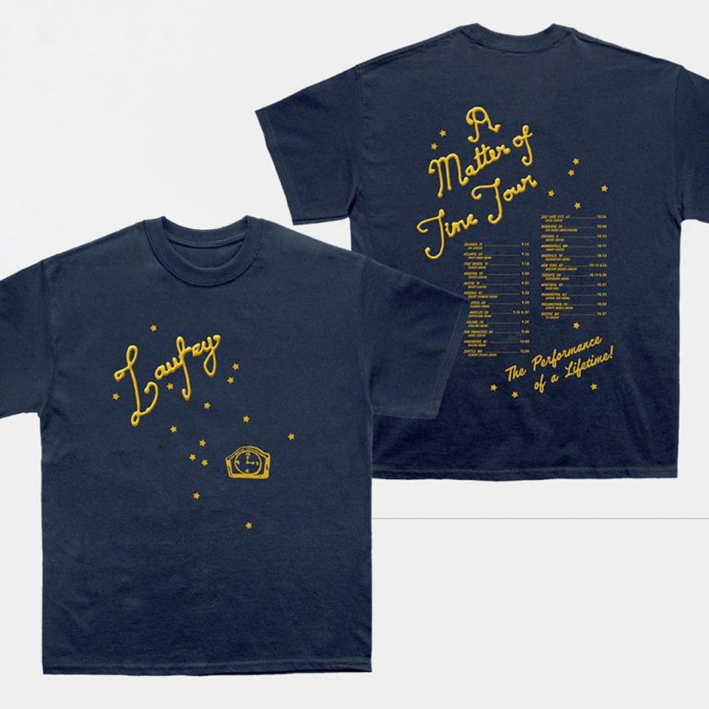Laufey Merch A Matter Of Time Tour Dates 2025 T-Shirt Cool Gifts For Music Lovers - GypsysystersGift