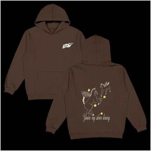 Laufey You Are My Silver Lining Dark Chocolate Hoodie Gifts For Friends Merch Clothing - Gypsysystersgift