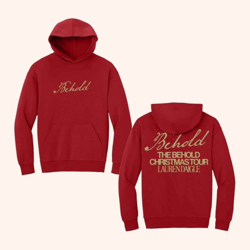 Lauren Daigle Merch The Behold Christmas Tour Hoodie Music Lover Gift Ideas For Him - Gypsysystersgift