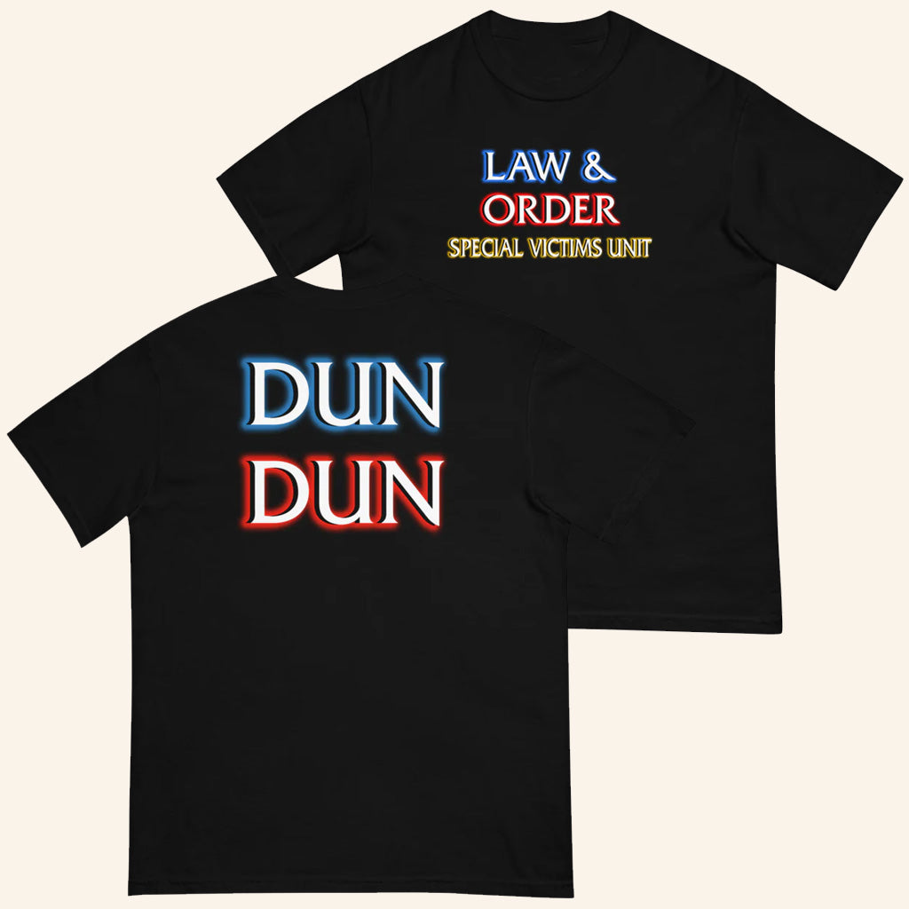 Law And Order SVU Merch Dun Dun Black T-Shirt Unique Gifts For Boyfriend - GypsysystersGift