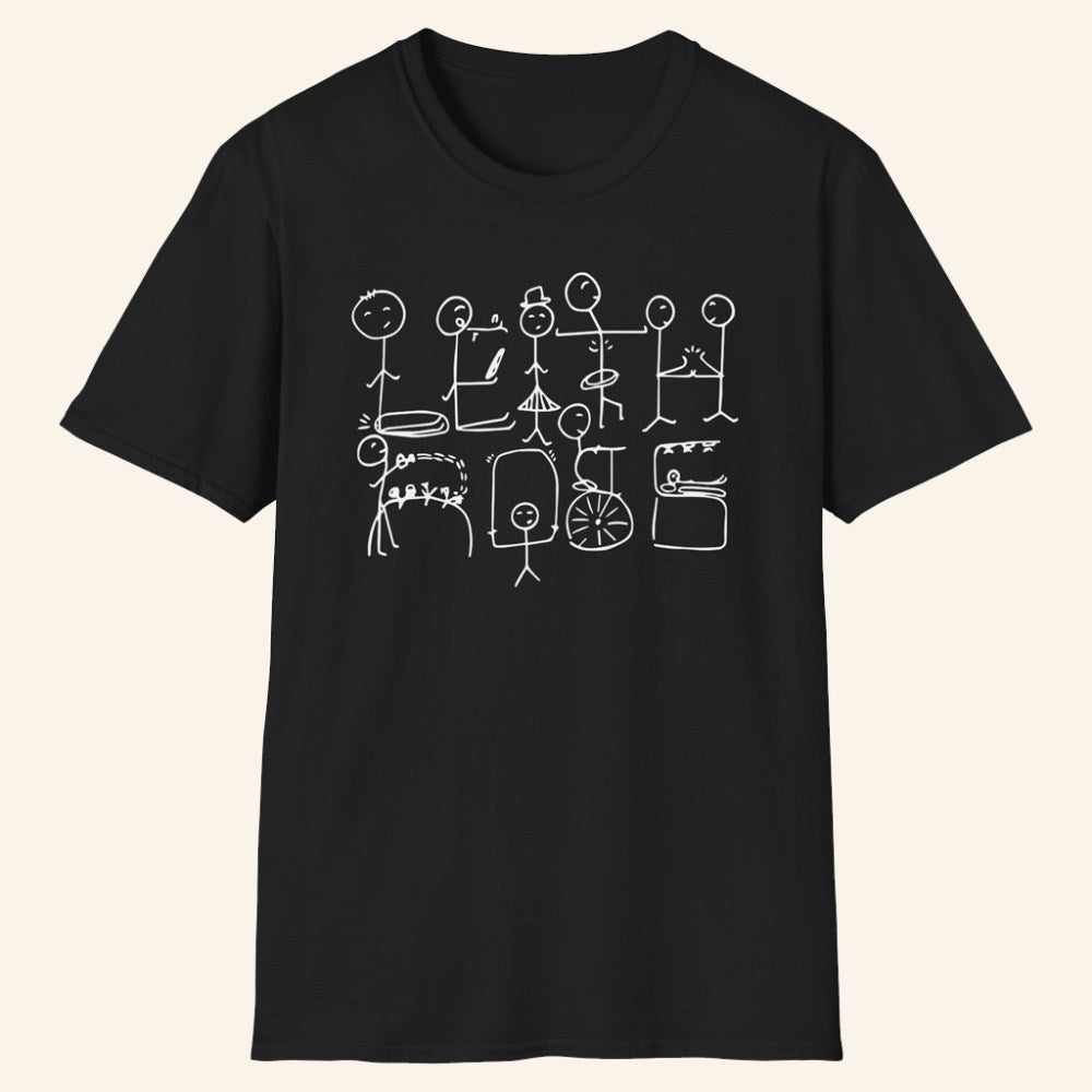 Leith Ross Merch Stick Figures T-Shirt Music Gift Ideas For Guys - GypsysystersGift