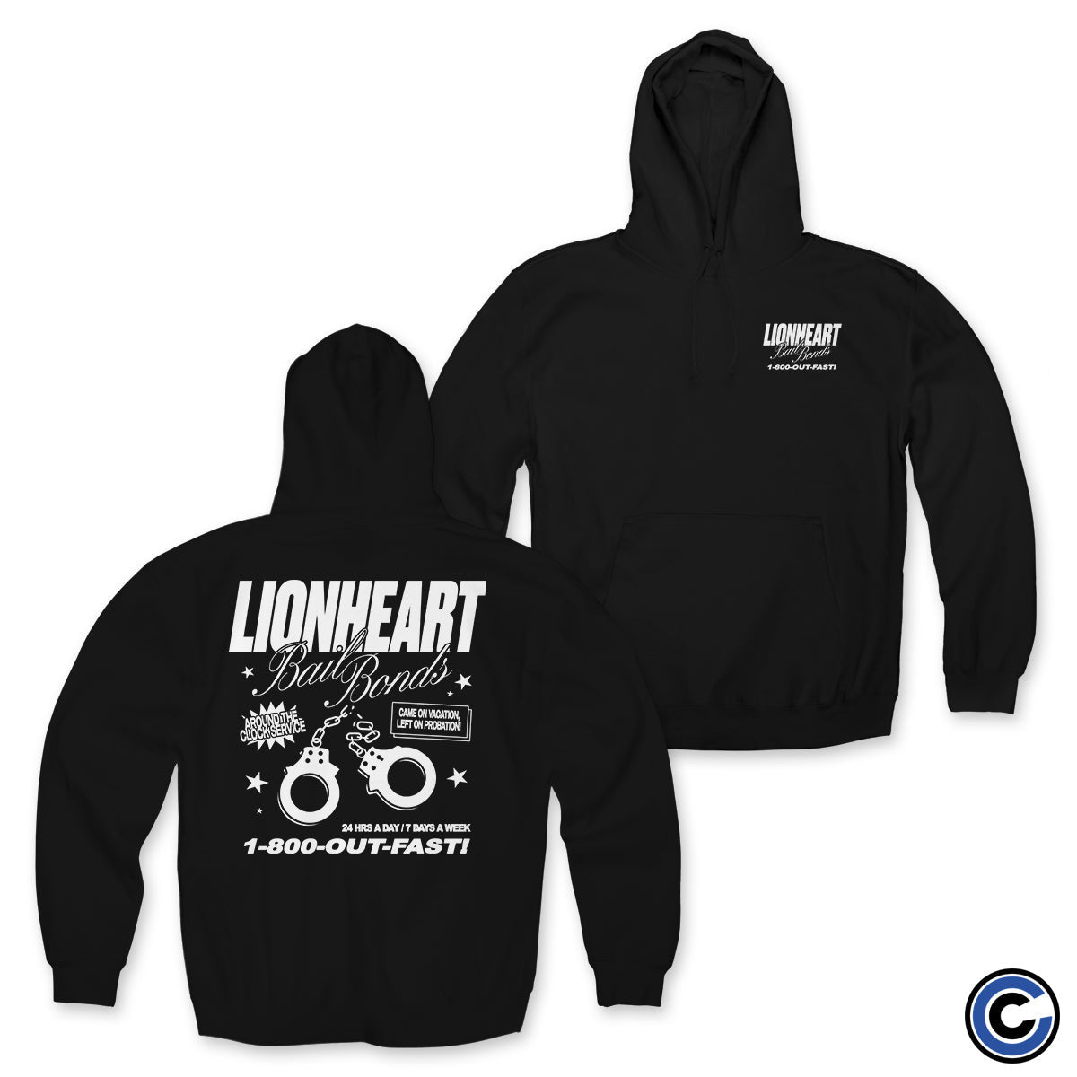 Lionheart Merch Bail Bonds Hoodie Lionheart Hoodie - Gypsysystersgift