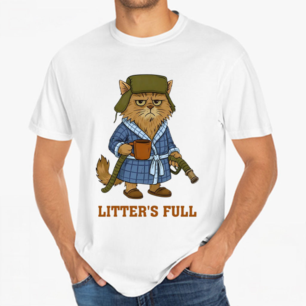 Litters Full Cat Parody Funny National Lampoons Christmas T-Shirt Xmas Gifts For Him - Gypsysystersgift