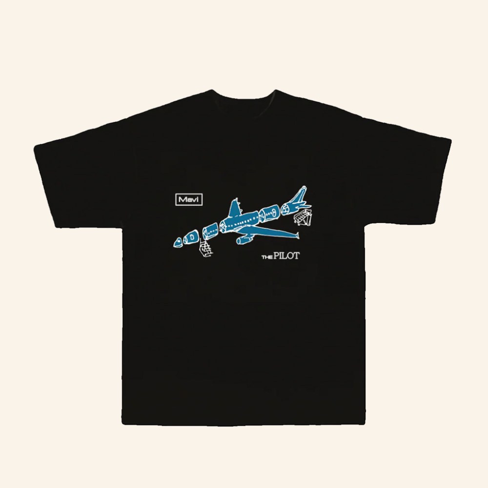 Loma Vista Recordings Merch Mavi The Pilot Black T-Shirt Birthday Ideas For Him - Gypsysystersgift