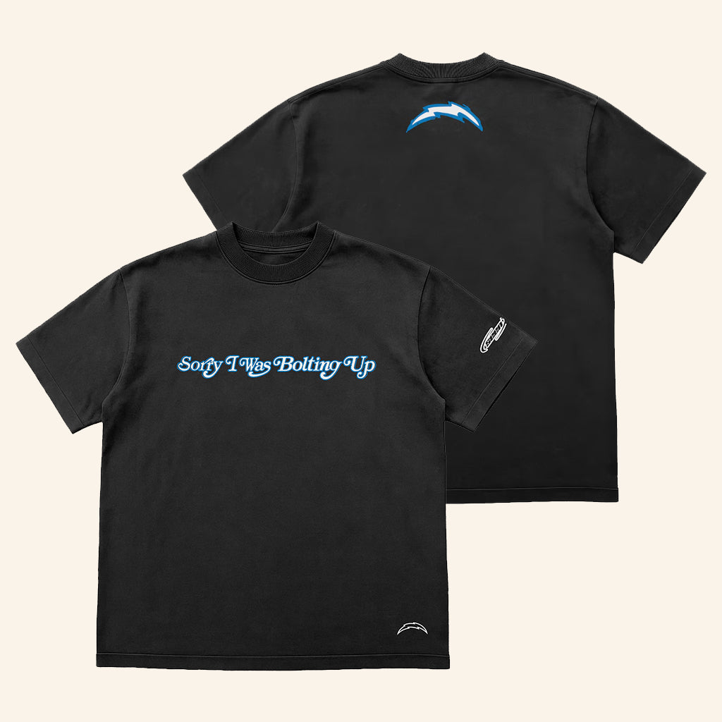 Los Angeles Football Merch Seen X LA Football Sorry I Was Bolting Up T-Shirt Gifts For Him - GypsysystersGift
