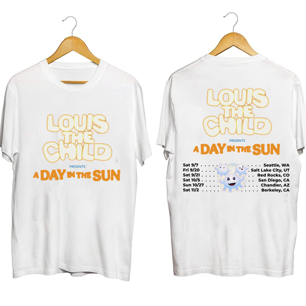 Louis The Child Tour 2024 T-Shirt A Day In The Sun Shirt Gifts For Music Lovers - Gypsysystersgift