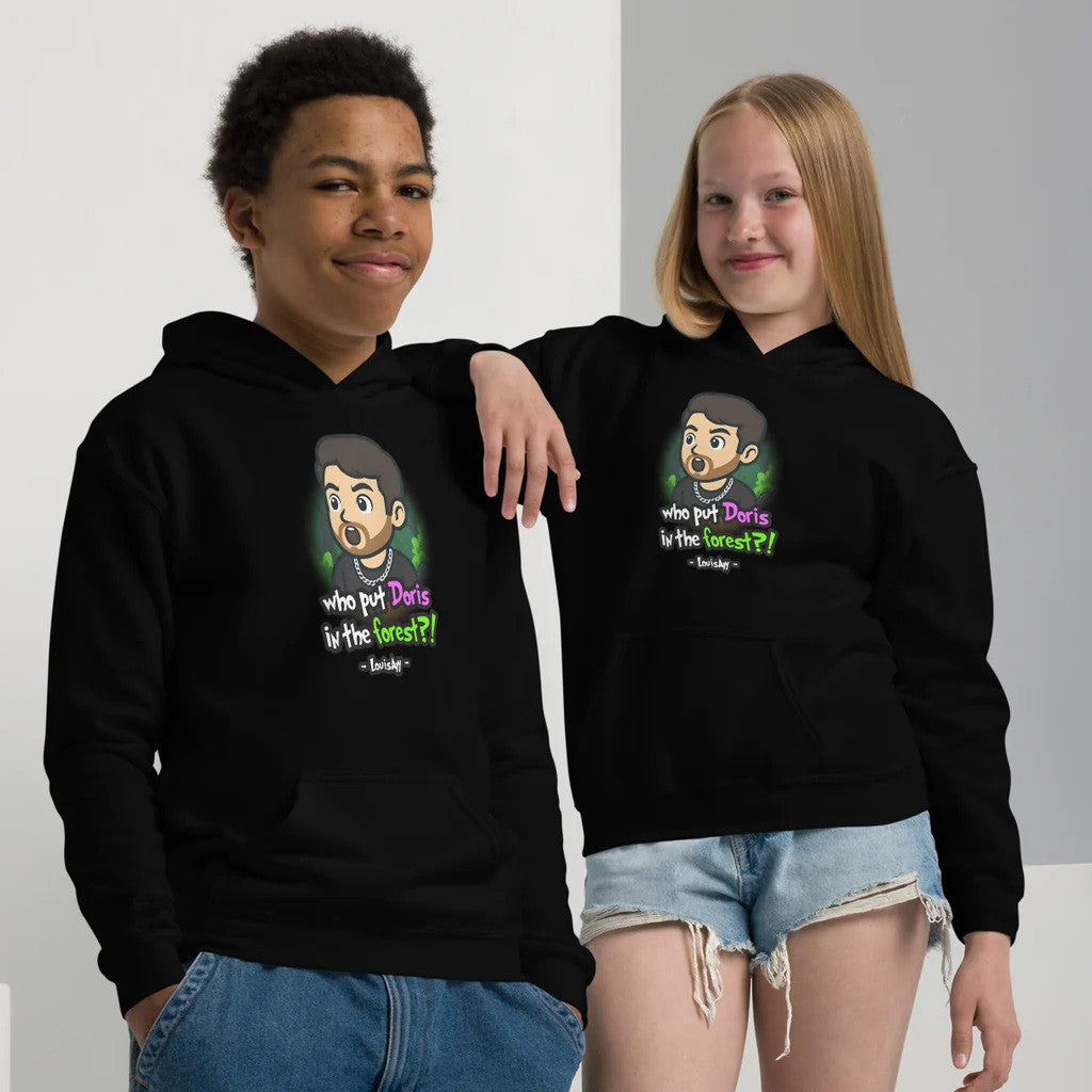 Louisayy Merch Who Put Doris In The Forest Hoodie Black Gifts For Her - Gypsysystersgift