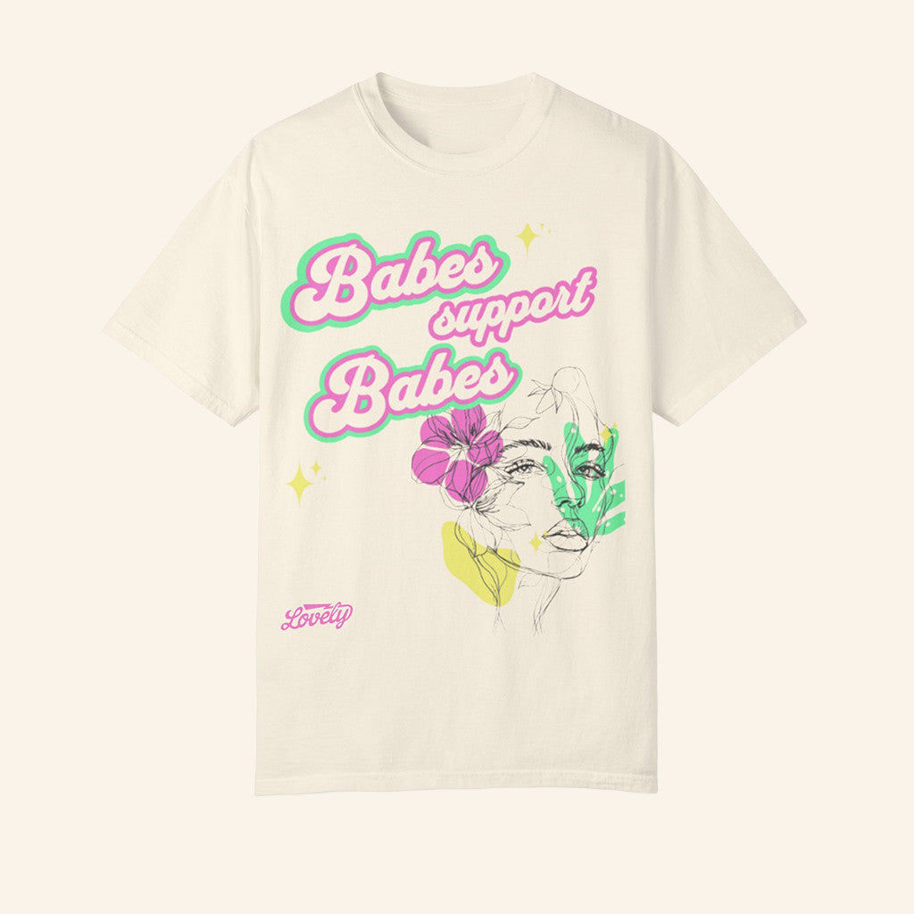 Lovely Ministries Merch Babes Support Babes T-Shirt Best Gifts For Her - GypsysystersGift