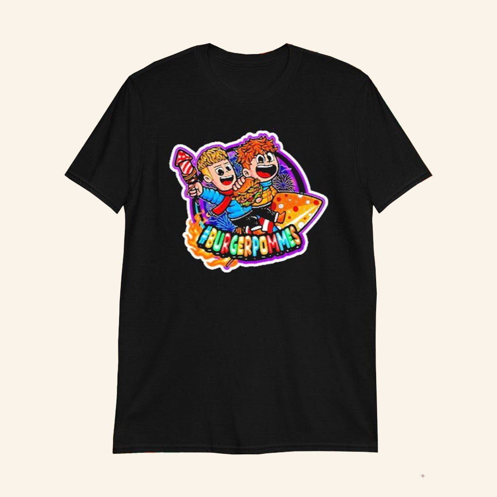 Lukas Burgerpommes New Year's Eve 2026 T-Shirt Lukas Merch Gifts For Son - GypsysystersGift