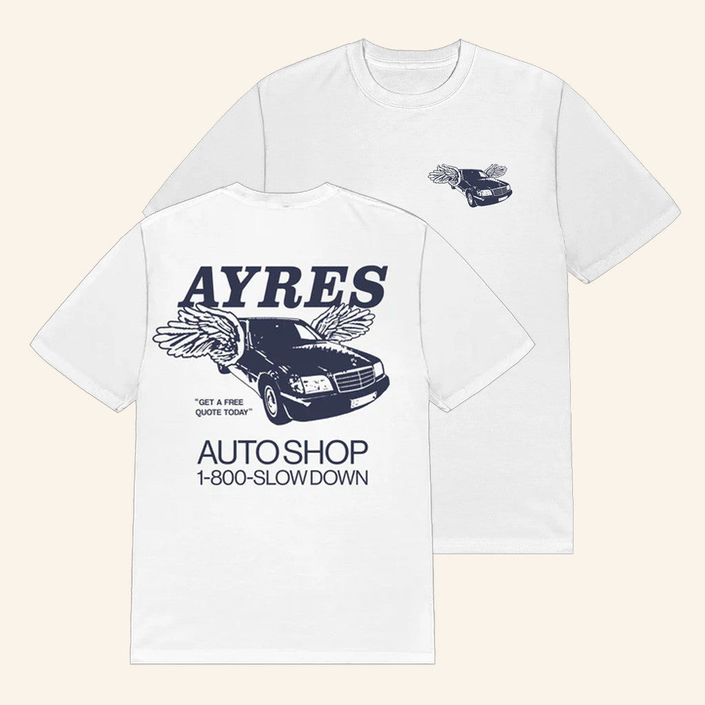 Mac Ayres Merch Ayres AutoShop T-Shirt Music Lover Gift Ideas For Him - Gypsysystersgift