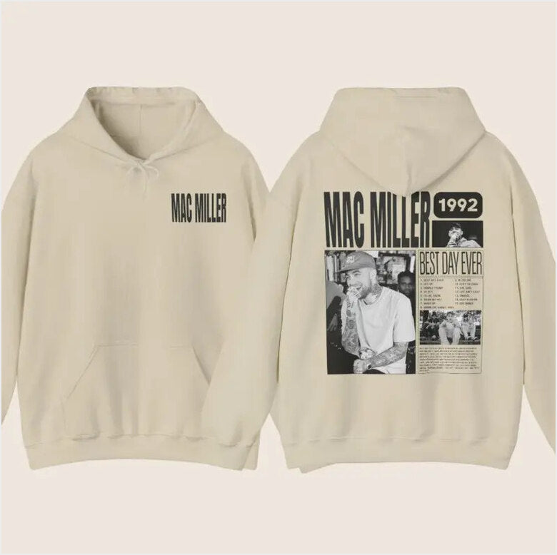 Mac Miller Best Day Ever Hoodie Gifts For Her Trendy Merch - Gypsysystersgift