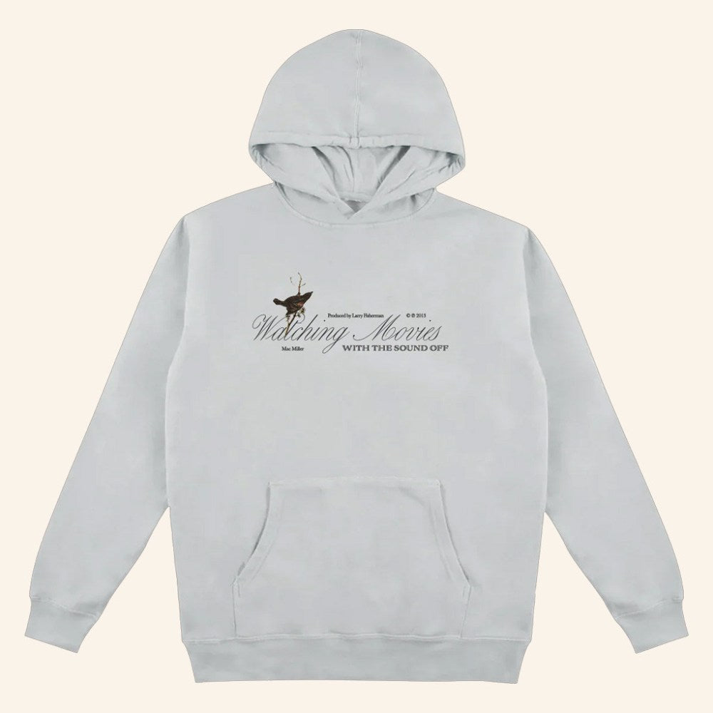 Mac Miller Merch Sparrow Watching Movies With The Sound Off Hoodie Gift For Him - Gypsysystersgift