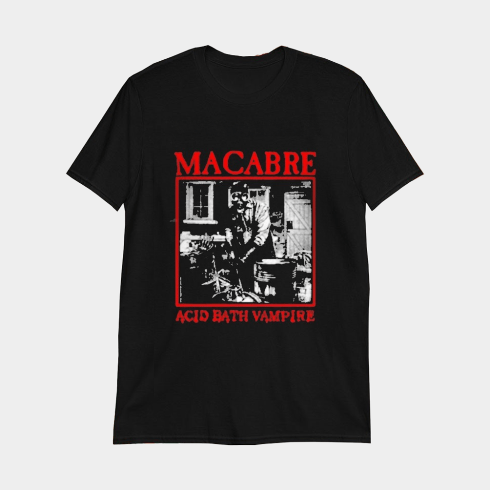 Macabre Acid Bath Vampire T-Shirt Macabre Merch Gifts Ideas For Band Lovers - GypsysystersGift