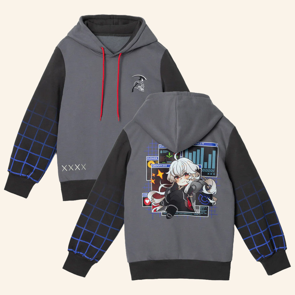 Makeship Merch A Date With Death Chibi Grim Reaper Hoodie Cute Gifts For Her - Gypsysystersgift