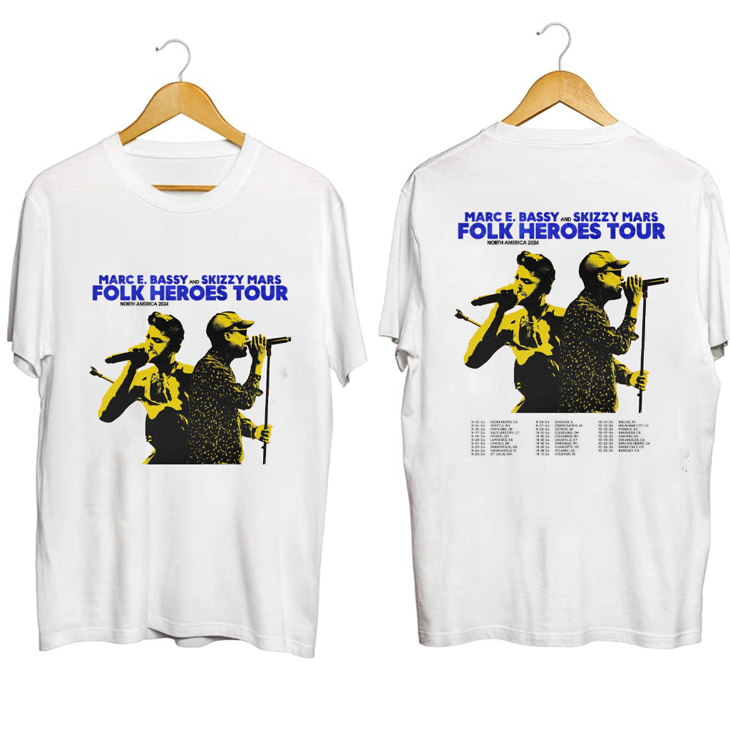Marc E Bassy And Skizzy Mars Tour Shirt Fan Merch Music Lover Gift Ideas For Him - Gypsysystersgift