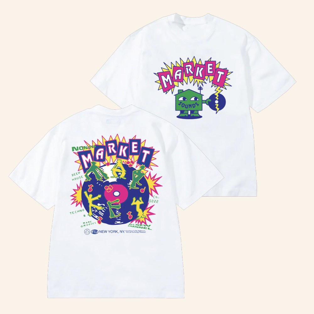 Market Studios Merch Market Sounds T-Shirt Christmas Presents For Him - Gypsysystersgift