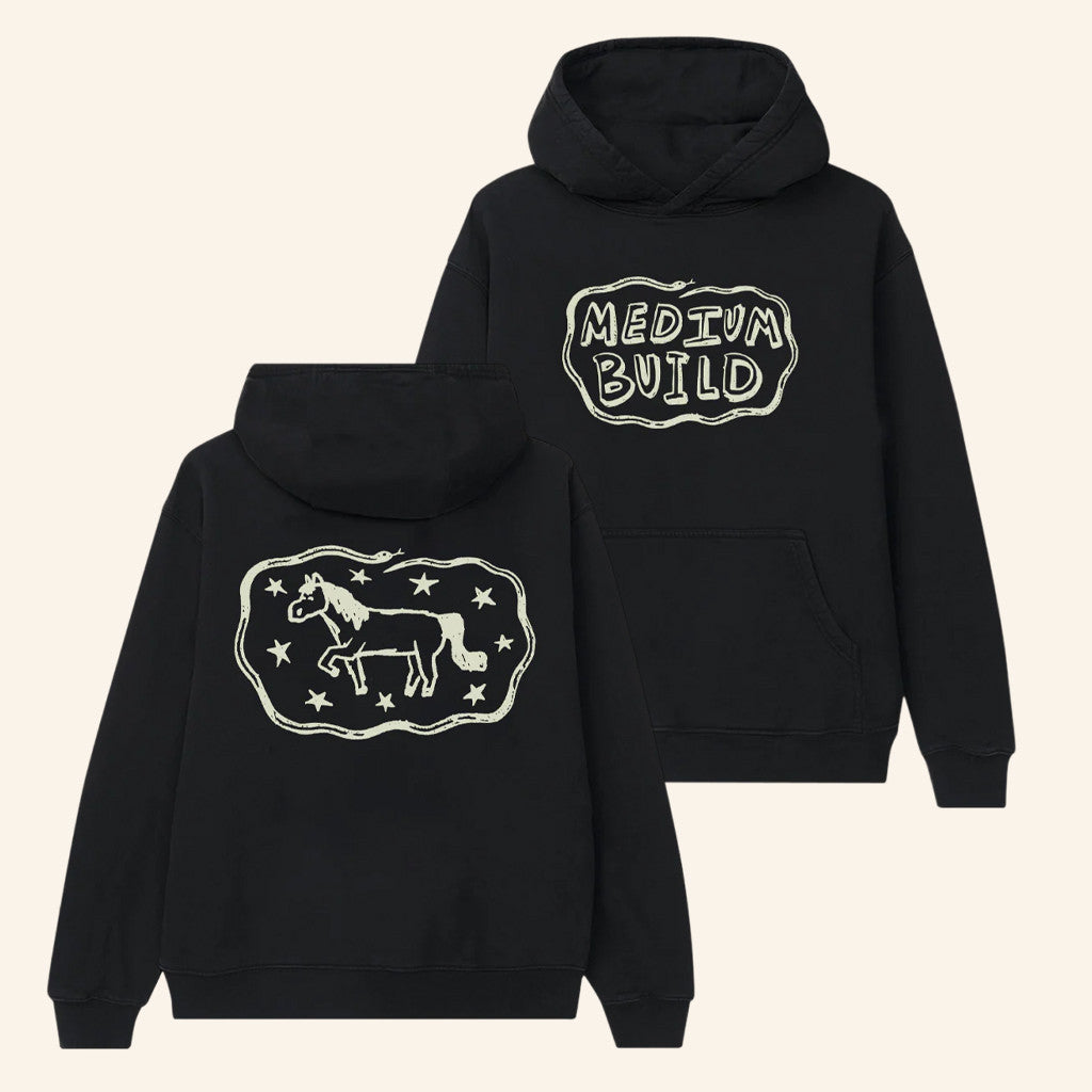 Medium Build Merch High Horse Hoodie Birthday Gift Ideas For Him - Gypsysystersgift