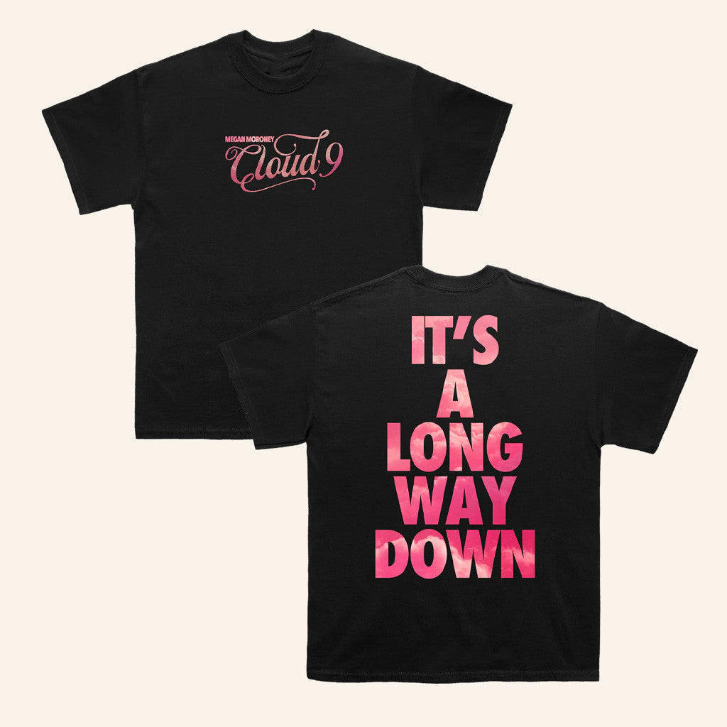 Megan Moroney Merch Cloud 9 T-Shirt It's A Long Way Down Shirt Music Lovers Gifts - Gypsysystersgift
