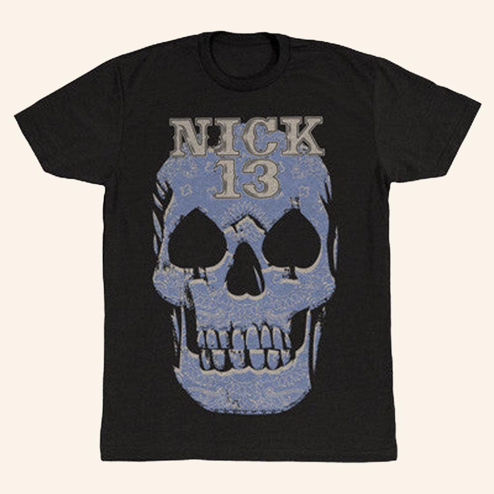 Merch Connection T-Shirt Nick 13 Bandana Skull Shirt Xmas Gifts For Him - Gypsysystersgift