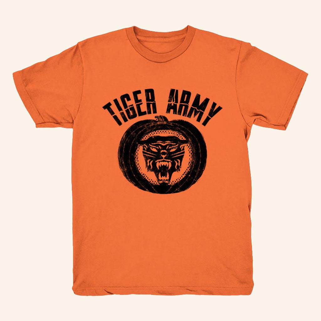 Merch Connection T-Shirt Tiger Army Halloween Florescent Orange Shirt Gift Ideas For Him - Gypsysystersgift