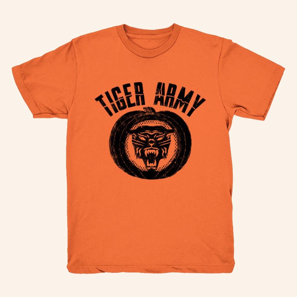 Merch Connection T-Shirt Tiger Army Halloween Florescent Orange Shirt Gift Ideas For Him - Gypsysystersgift