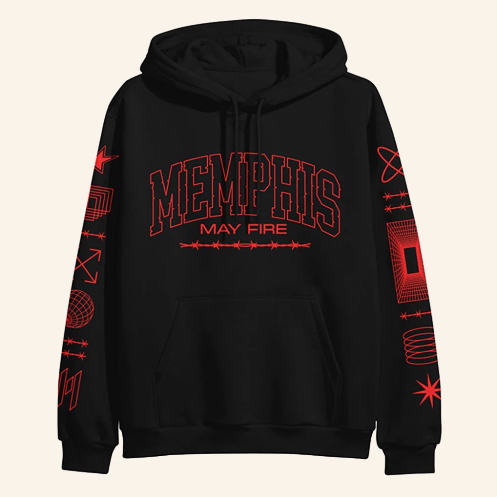 Merchnow Merch Memphis May Fire Barbed Hoodie Birthday Presents For Boyfriend - Gypsysystersgift