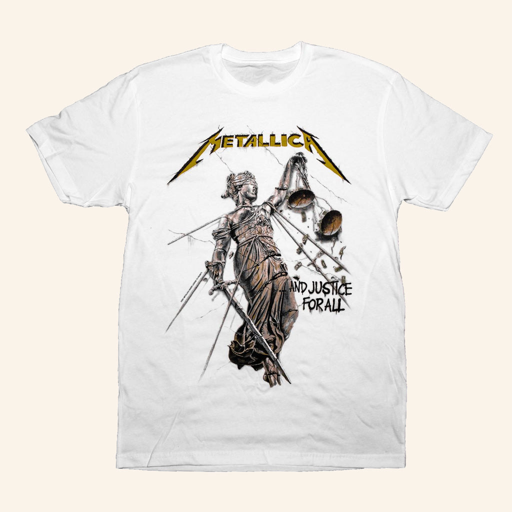 Metallica Merch And Justice For All Album Cover T-Shirt Music Lover Gifts For Him - GypsysystersGift