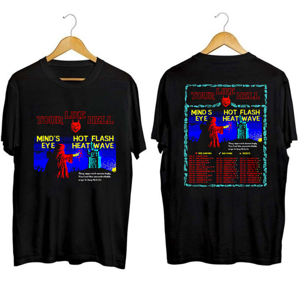 Mind's Eye And Hot Flash Heat Wave Tour Shirt Fan Merch Christmas Gift Ideas For Him - Gypsysystersgift