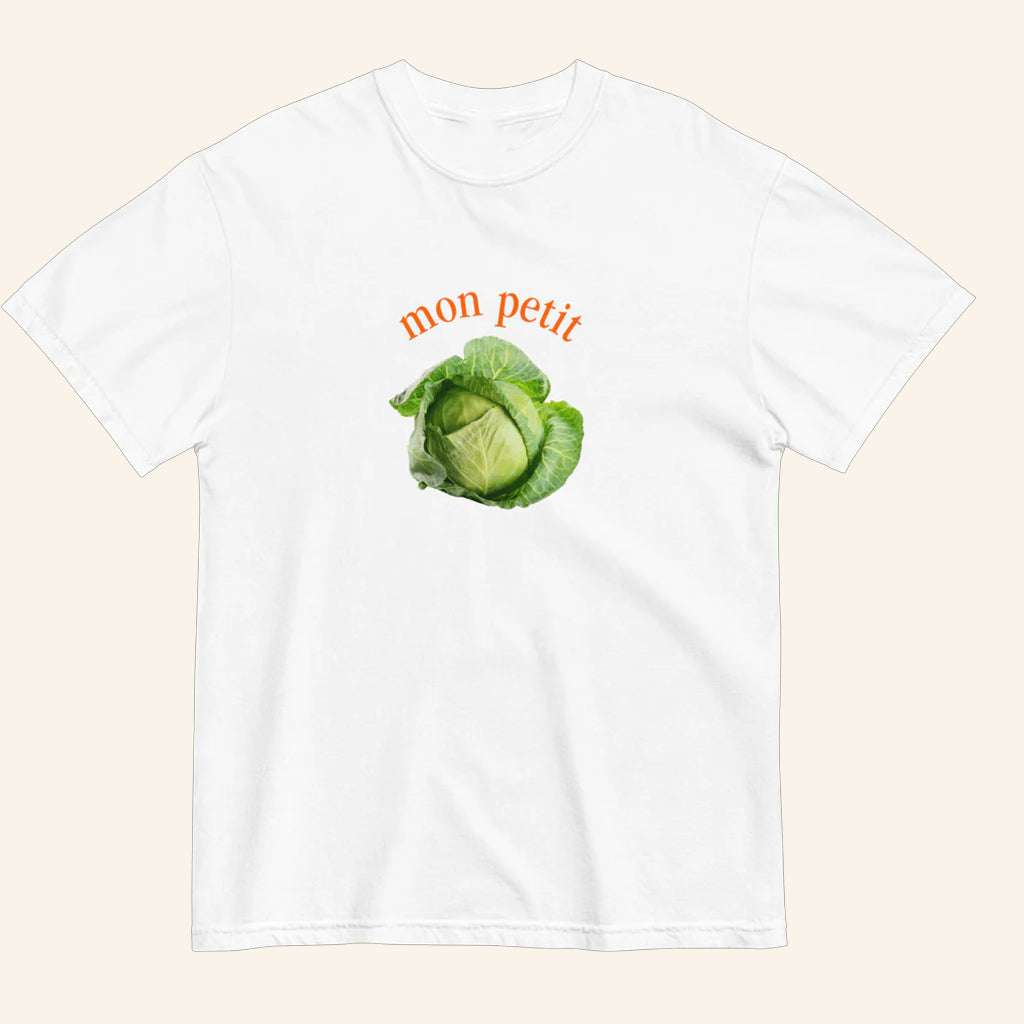 Mon Petit Chou T-Shirt Funny Cabbage French Shirt Valentine Day Gifts For Her - GypsysystersGift