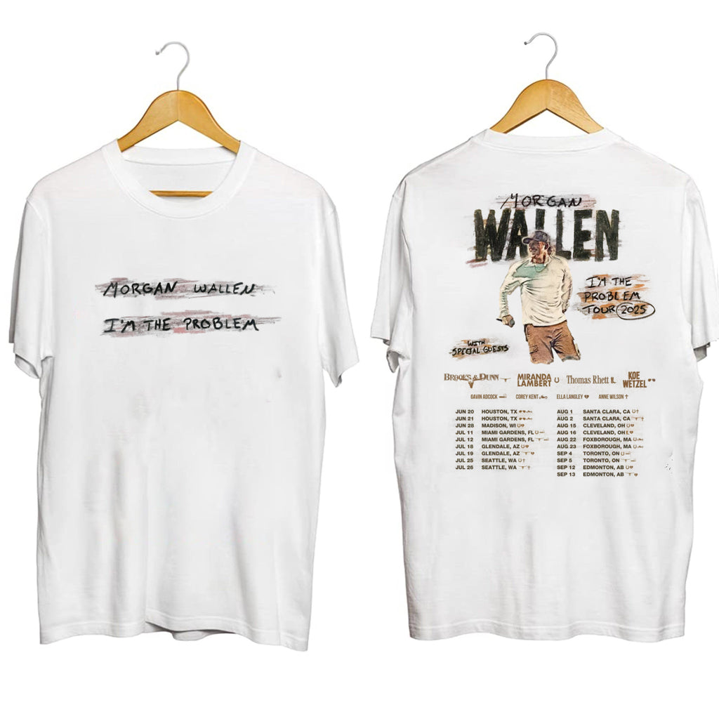 Morgan Wallen I'm The Problem Tour Shirt Morgan Wallen Merch Christmas Gift Ideas For Him - Gypsysystersgift