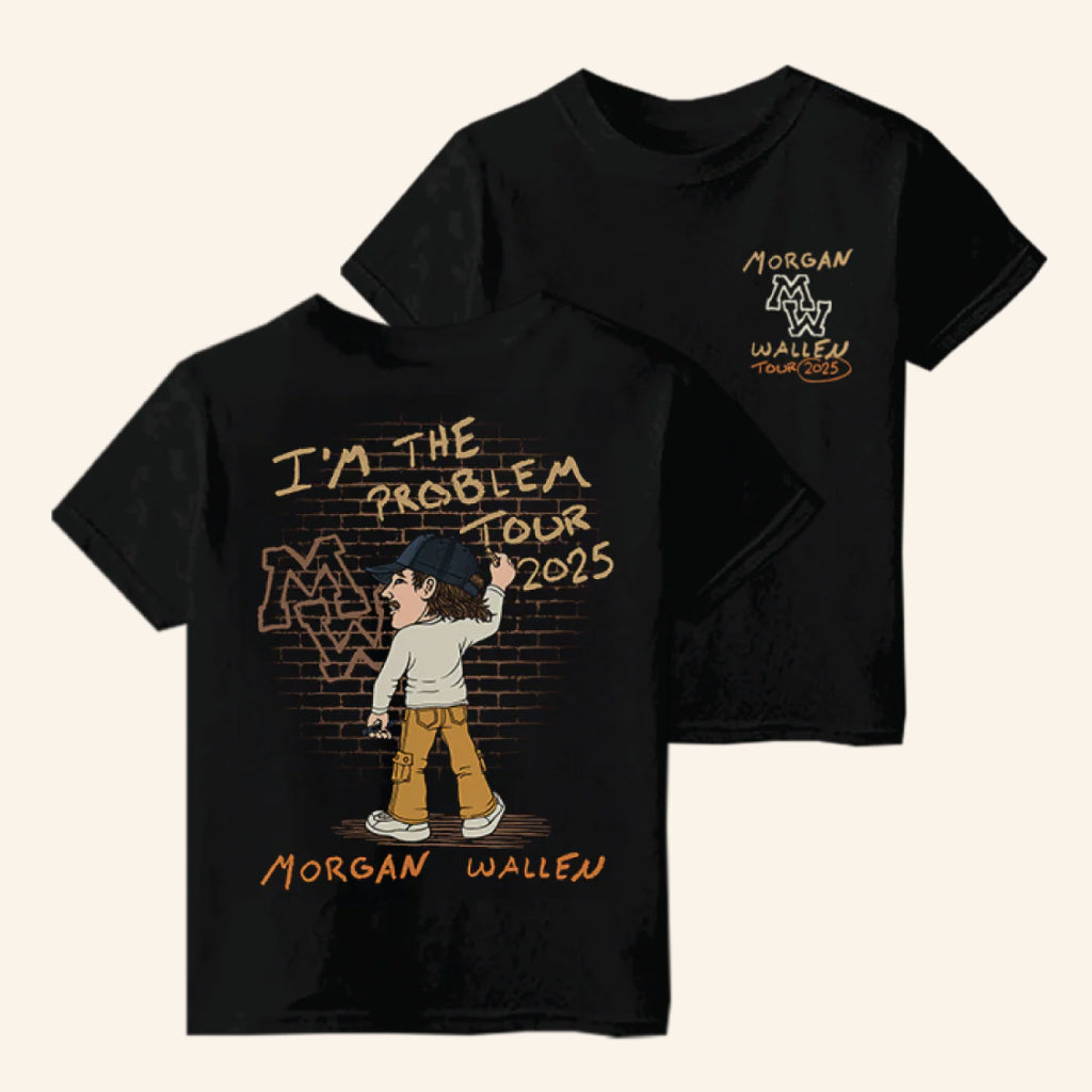 Morgan Wallen Merch Iï¿½m The Problem Tour T-Shirt Music Lover Gifts For Him - GypsysystersGift