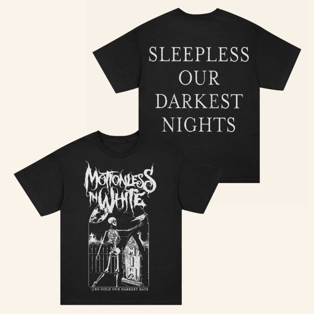 Motionless In White Merch Fatal T-Shirt Sleepless Our Darkest Nights Shirt Gifts For Him - Gypsysystersgift