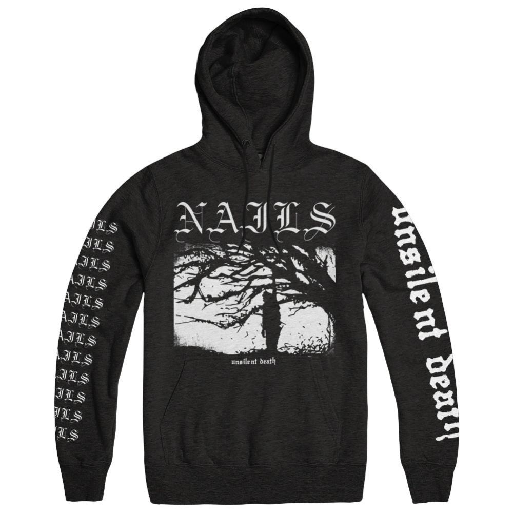 Nails Merch Unsilent Death Hoodie Nails Hoodie Father'S Day Gifts For Metal Music Lovers - Gypsysystersgift