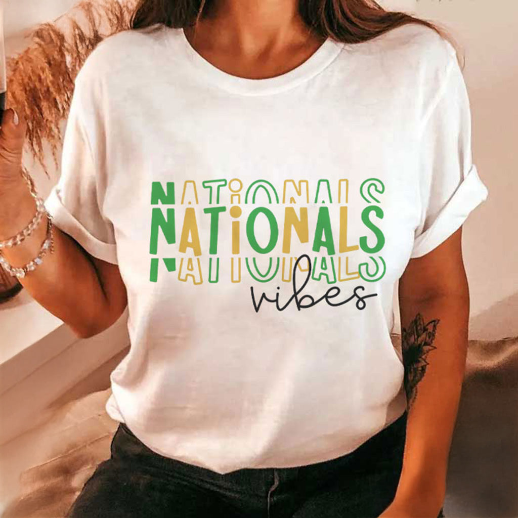 Nationals Vibes T-Shirt Dance Competition Coach Gifts For Her - Gypsysystersgift