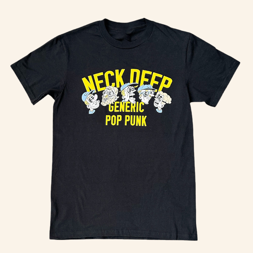 Neck Deep Merch Self Titled GPP Black T-Shirt Music Lover Gifts For Him - GypsysystersGift