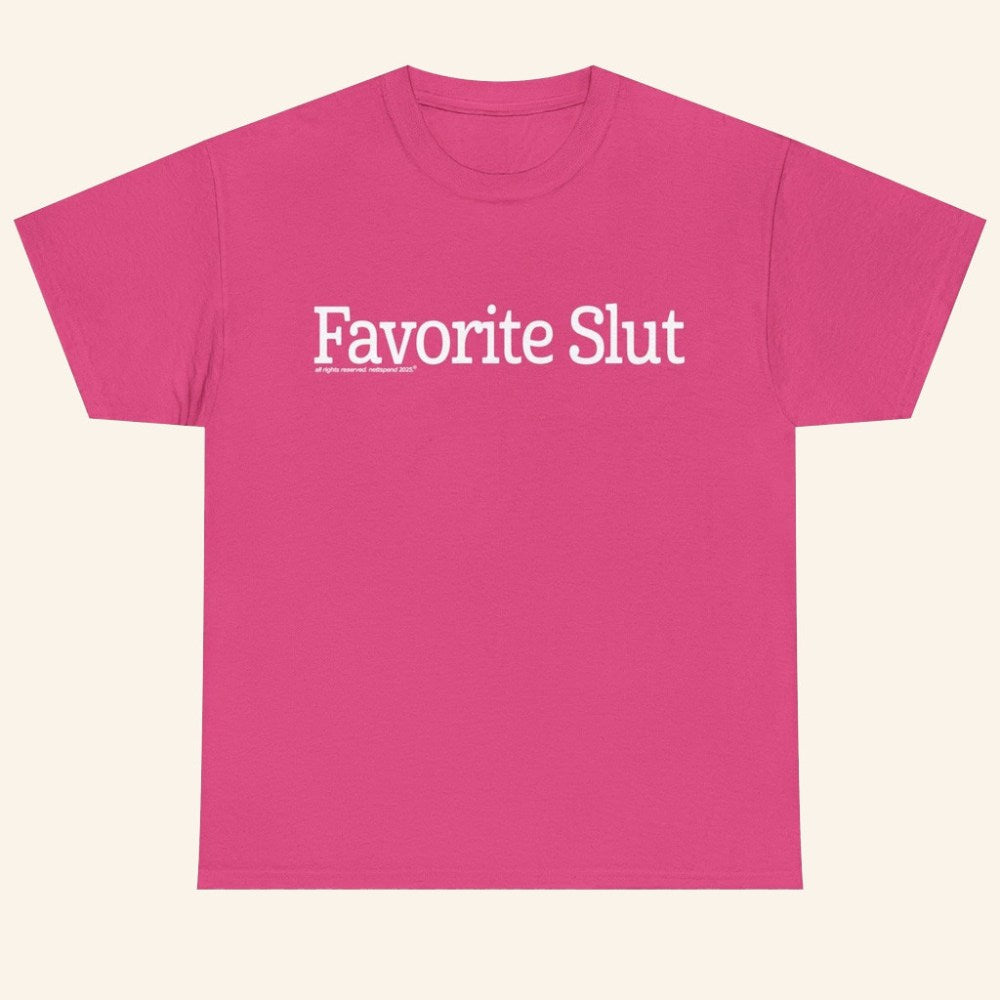 Nettspend Merch Favorite Slut T-Shirt EU Tour Merch Presents For Hip Hop Lovers - GypsysystersGift