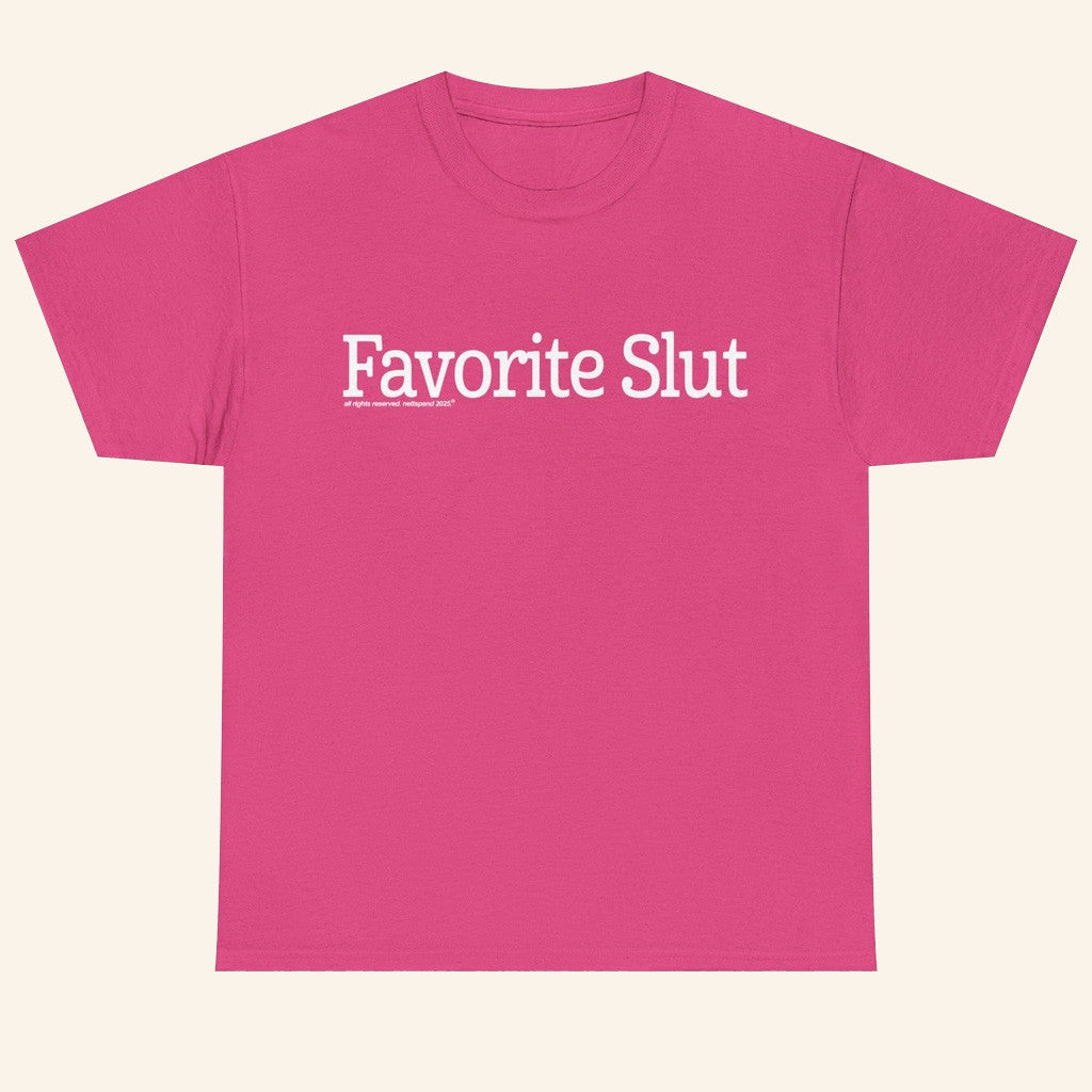 Nettspend Merch Favorite Slut T-Shirt EU Tour Merch Presents For Hip Hop Lovers - GypsysystersGift