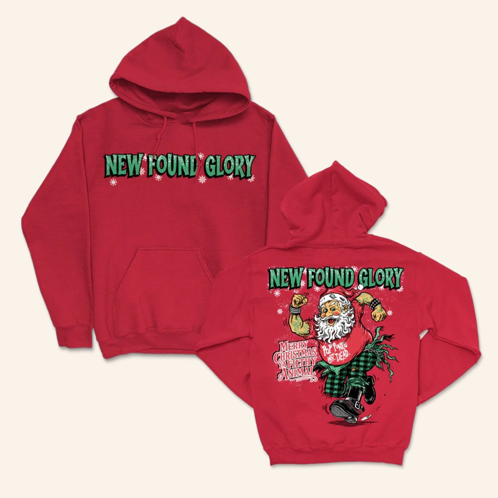 New Found Glory Stuff Merch PPND Santa Hoodie Christmas Gifts For Boyfriend - Gypsysystersgift