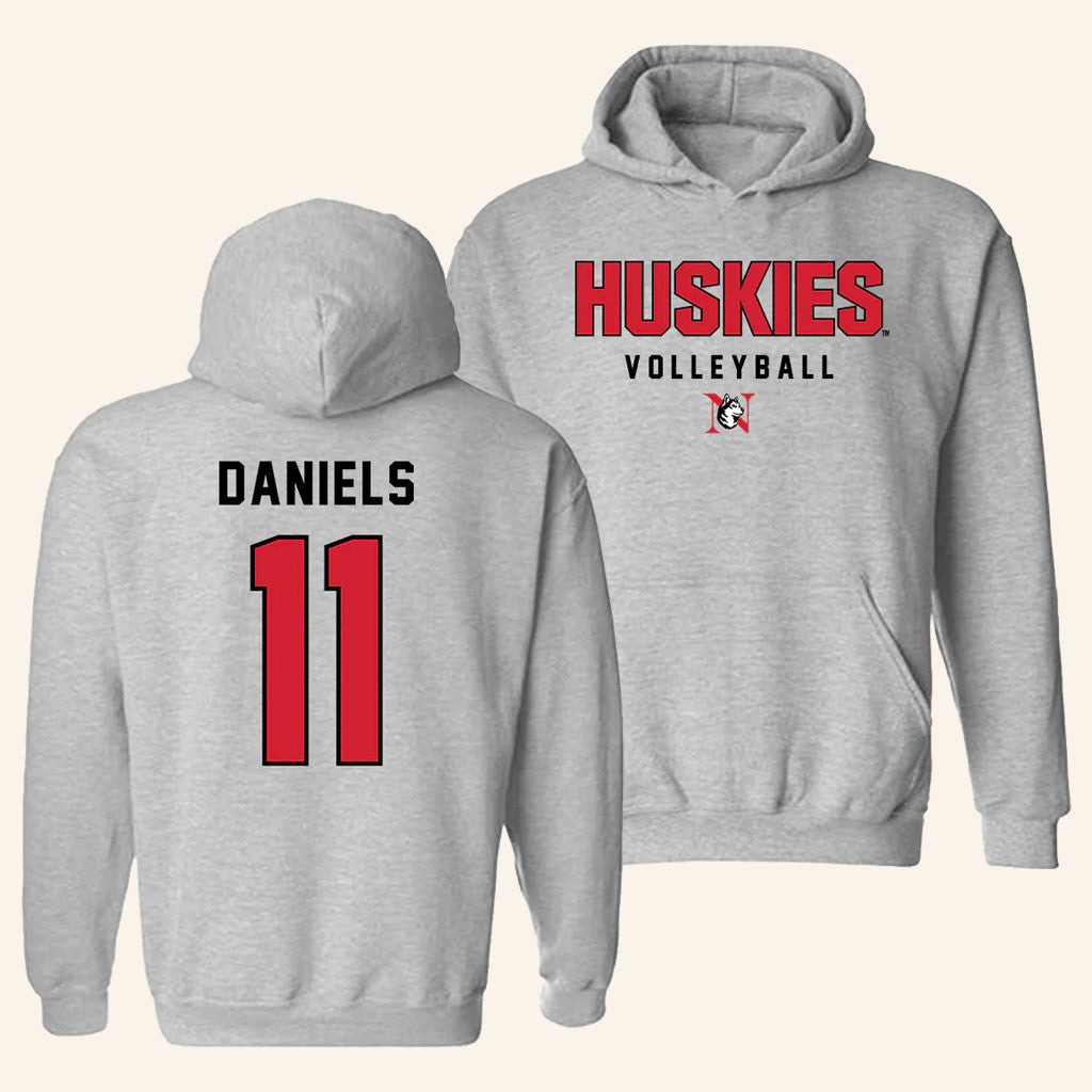 Northeastern Merch Women's Volleyball Kaylin Daniels 11 Hoodie Unique Gifts For Fans - Gypsysystersgift