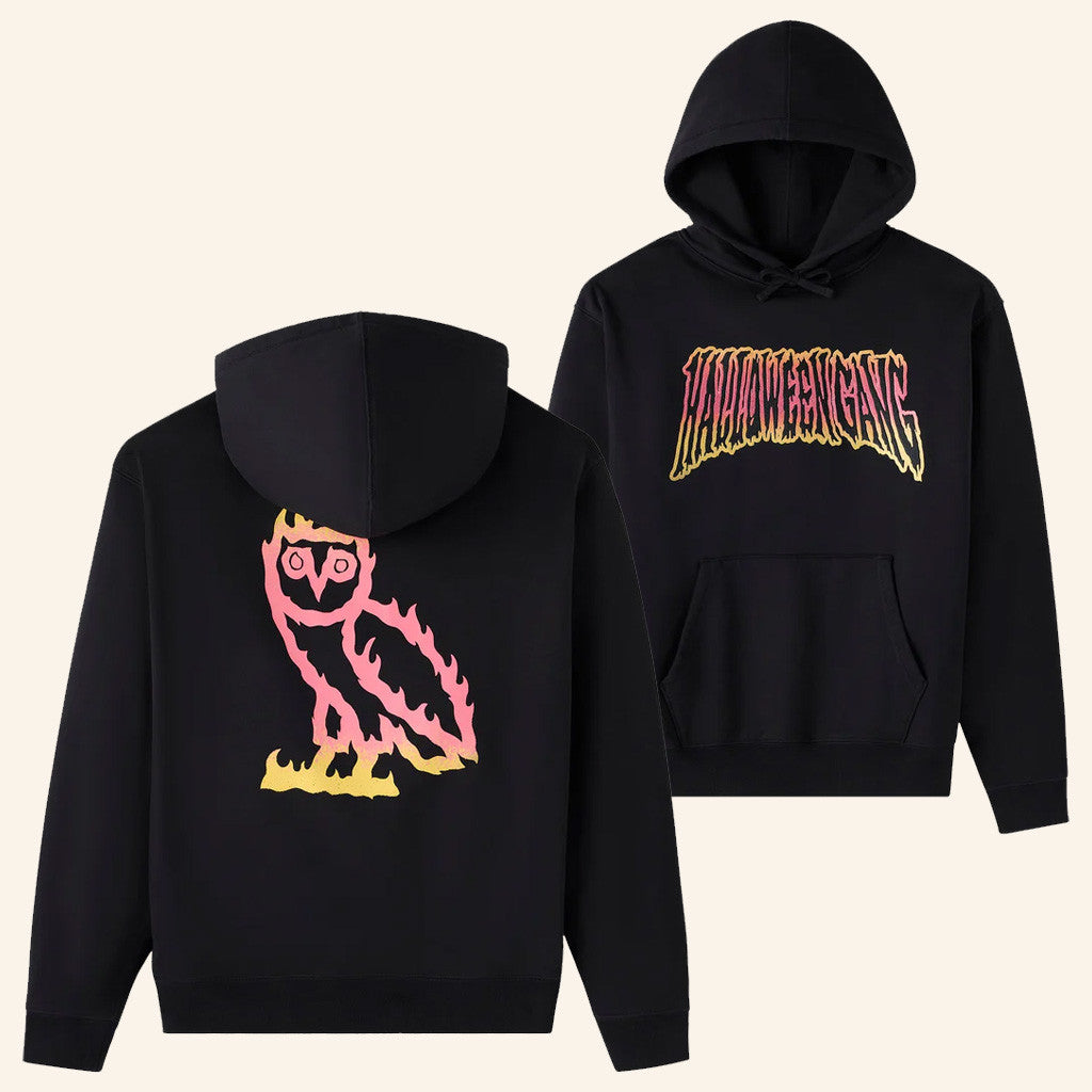 October's Very Own Merch Halloween Gang Hoodie OVO Hoodie Gift Ideas For Him - Gypsysystersgift