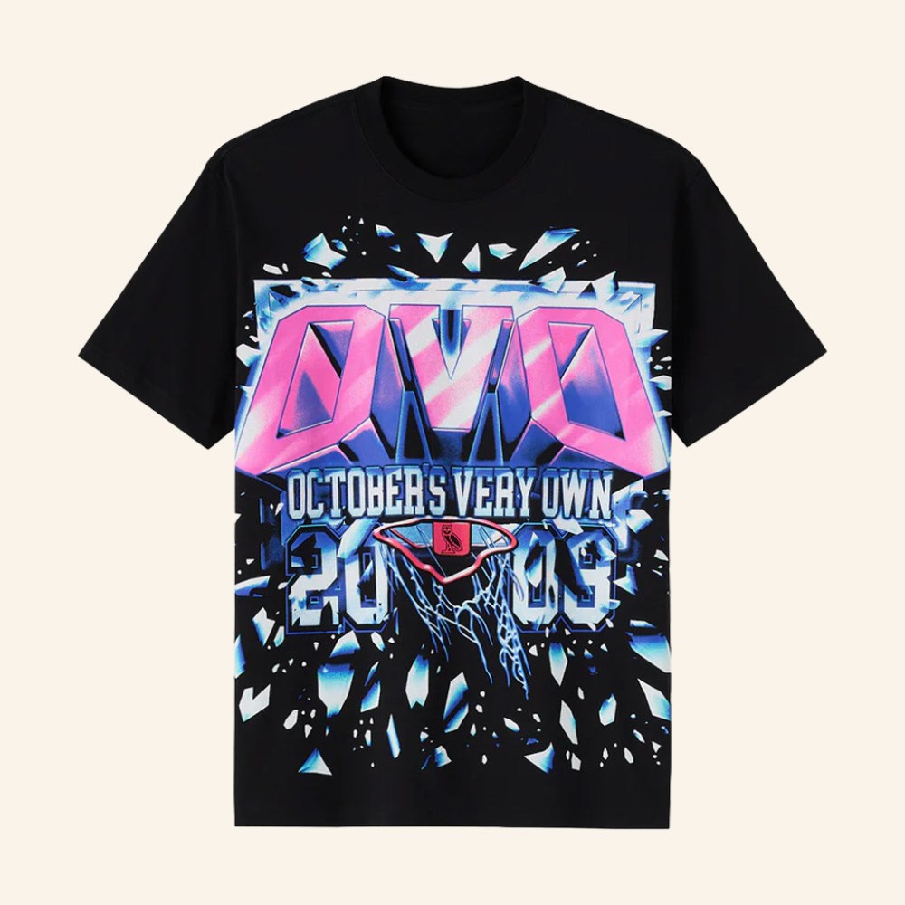 October's Very Own Merch Shattered Backboard T-Shirt OVO Shirt Gift Ideas For Him - Gypsysystersgift